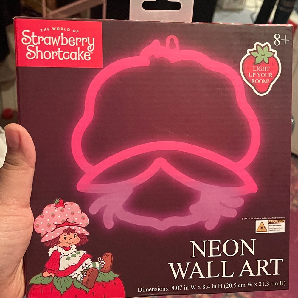 Strawberry Shortcake
Neon Wall Art - Pink and Purple